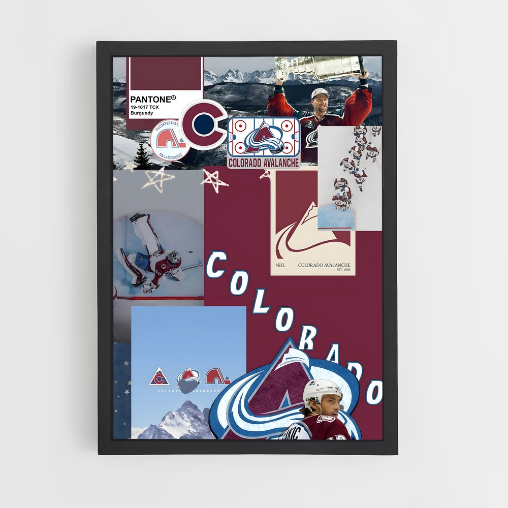 Poster Avalanche Mystique – affiche Hockey sur glace (vue 2)